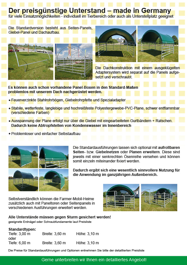 Farmer Mobilheim - AVS Planenhallen - Stiedl Sepp
